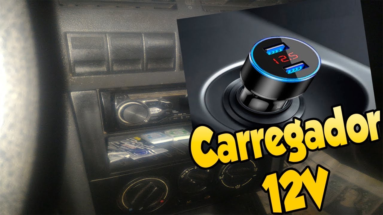 Carregador Veicular 12V USB 3.1A Com Volt&iacute;metro *BARATO DEMAIS*