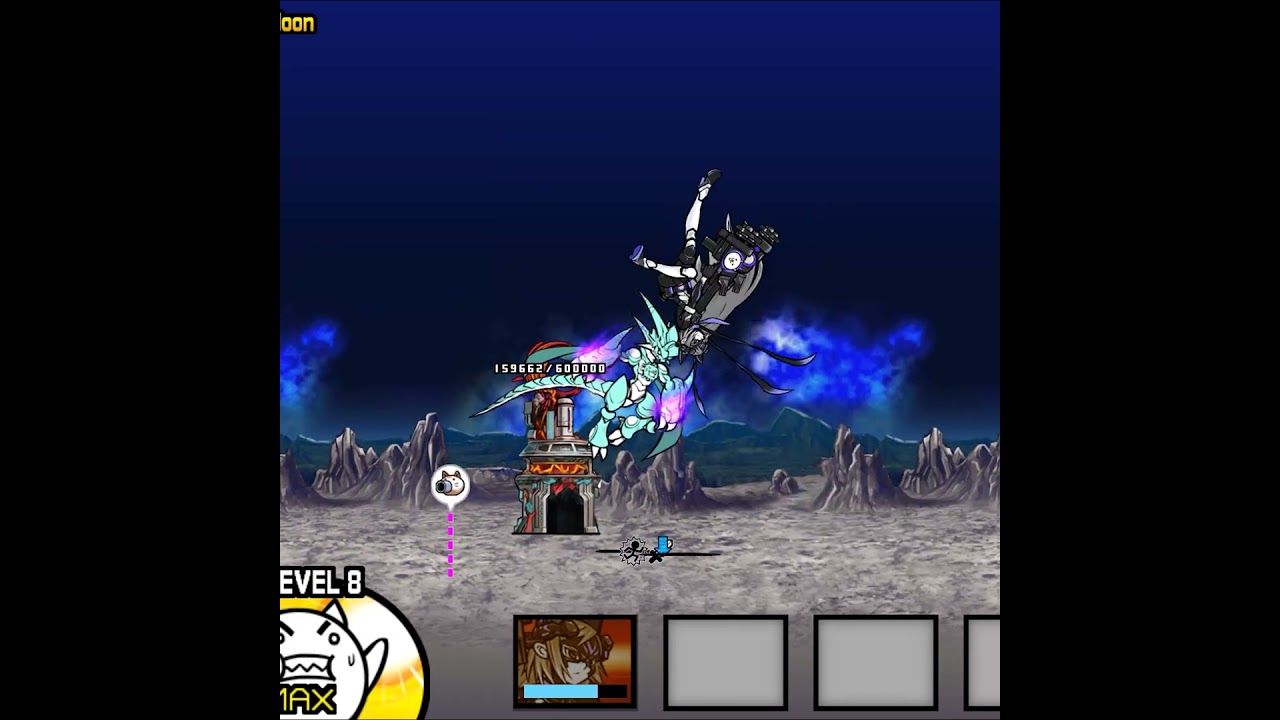 Raging Bahamut stands no chance against Boosted Spectral Cat #shorts #bcu #battlecats #bahamut