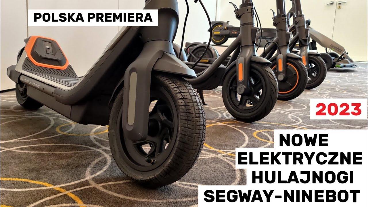 Najnowsze e-hulajnogi Segway-Ninebot: polska premiera serii F2 i modelu Max G2. Co się zmienia?
