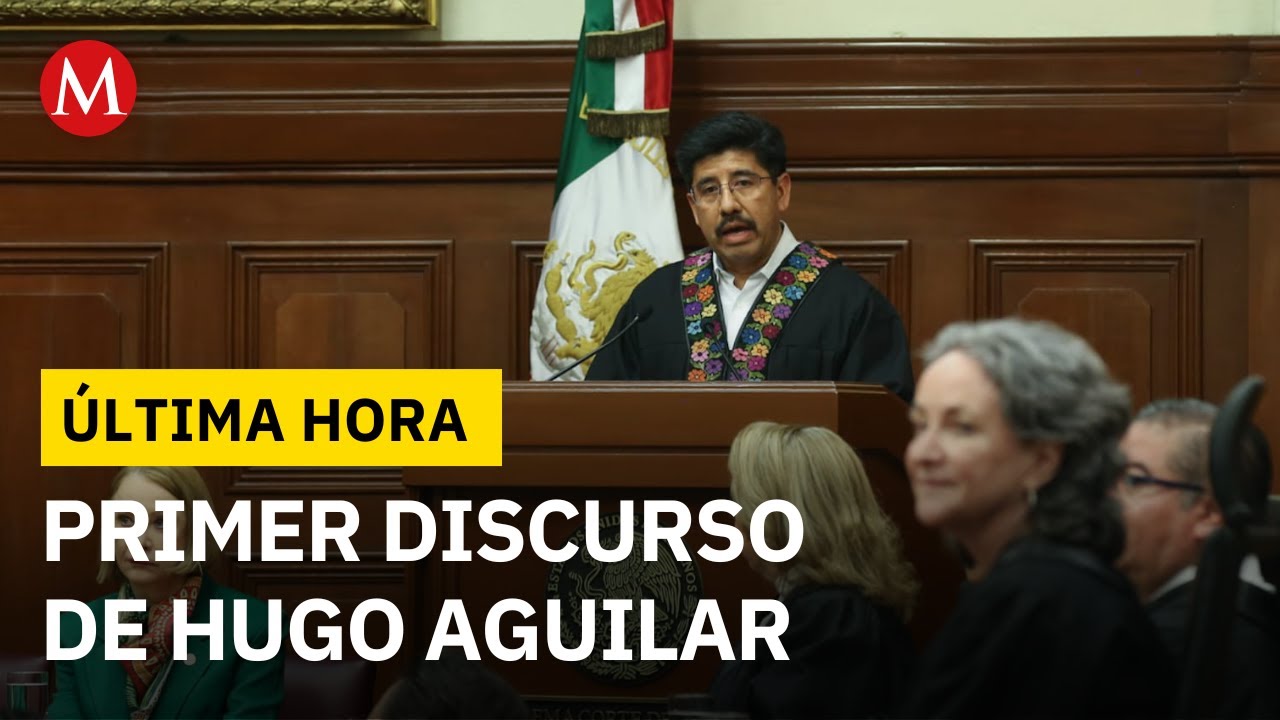 Hugo Aguilar emite discurso clave ante Sheinbaum y líderes del Congreso