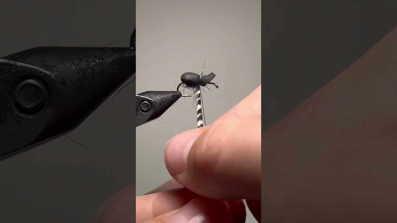 Very Easy Dry Fly Pattern: Foam Ant #flyfishing