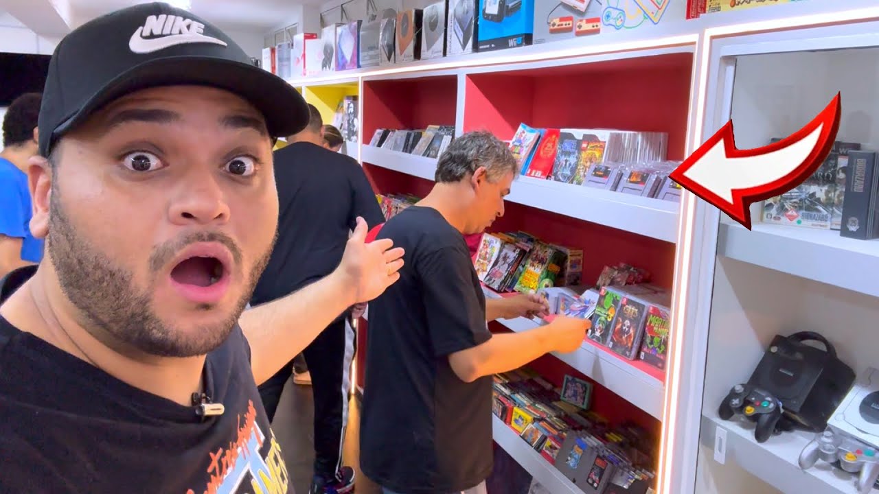 ACHEI uma LOJA NOVA de RETRO GAMES em SÃO PAULO