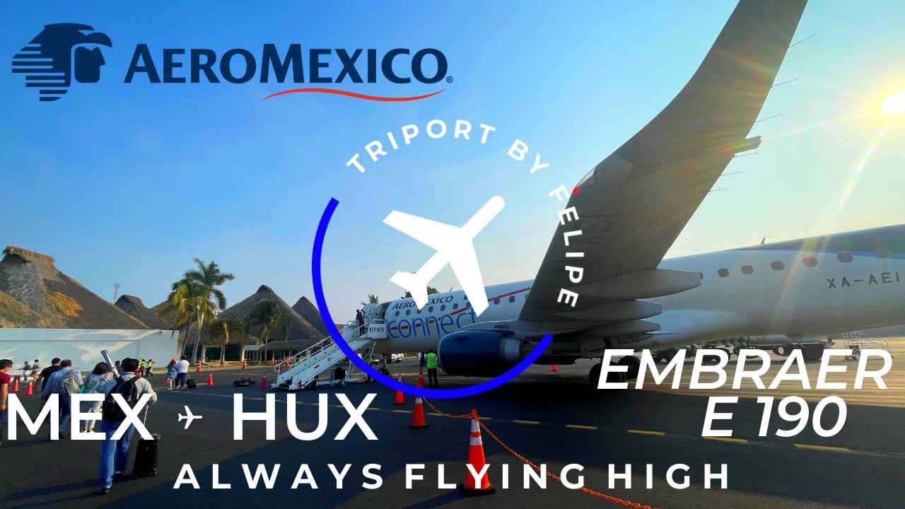 TRIP REPORT | Aeroméxico Connect | Embraer E190 | Ciudad de México - Huatulco | 4K