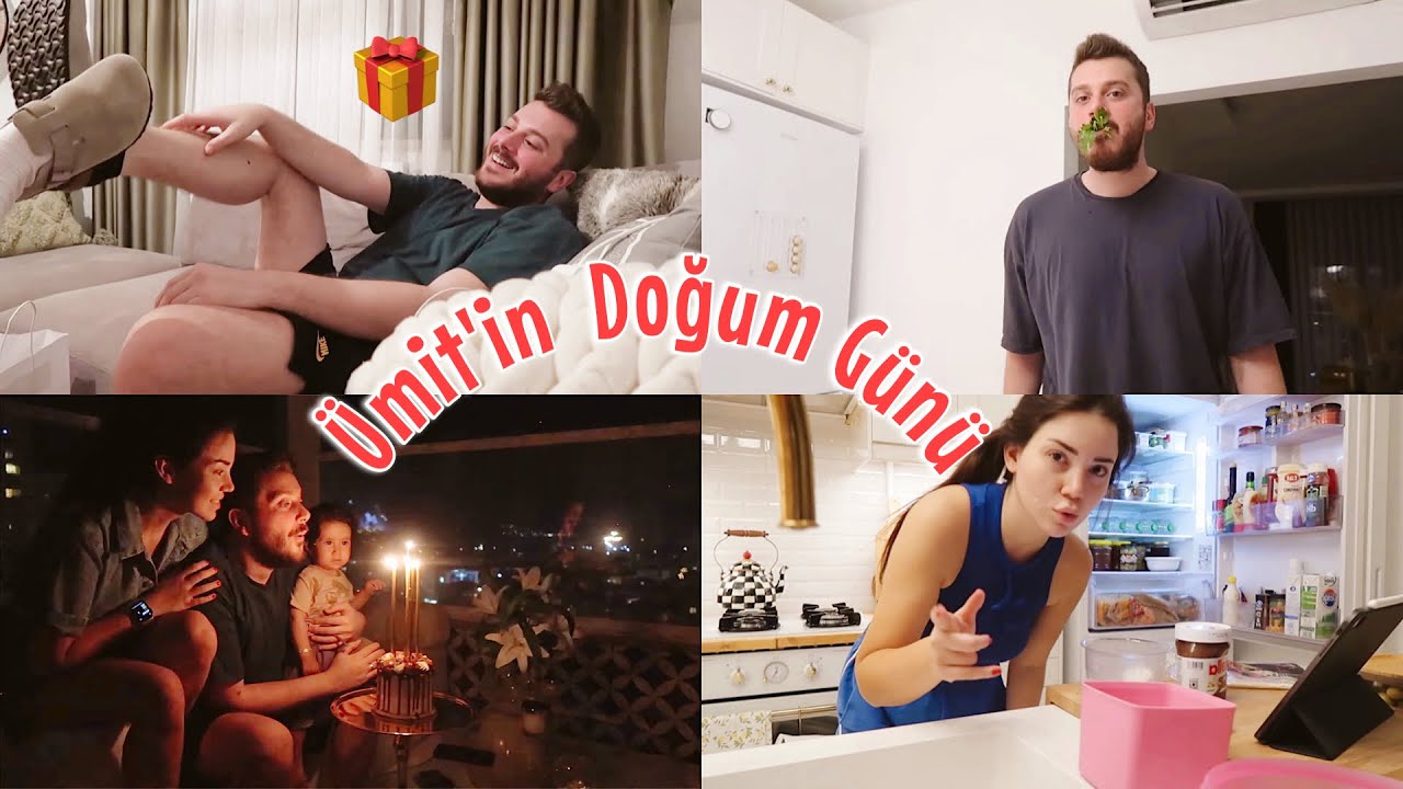 ÜMİT'İN DOĞUM GÜNÜ 🎂 yine hediyemle şaşırtmadım 🎁