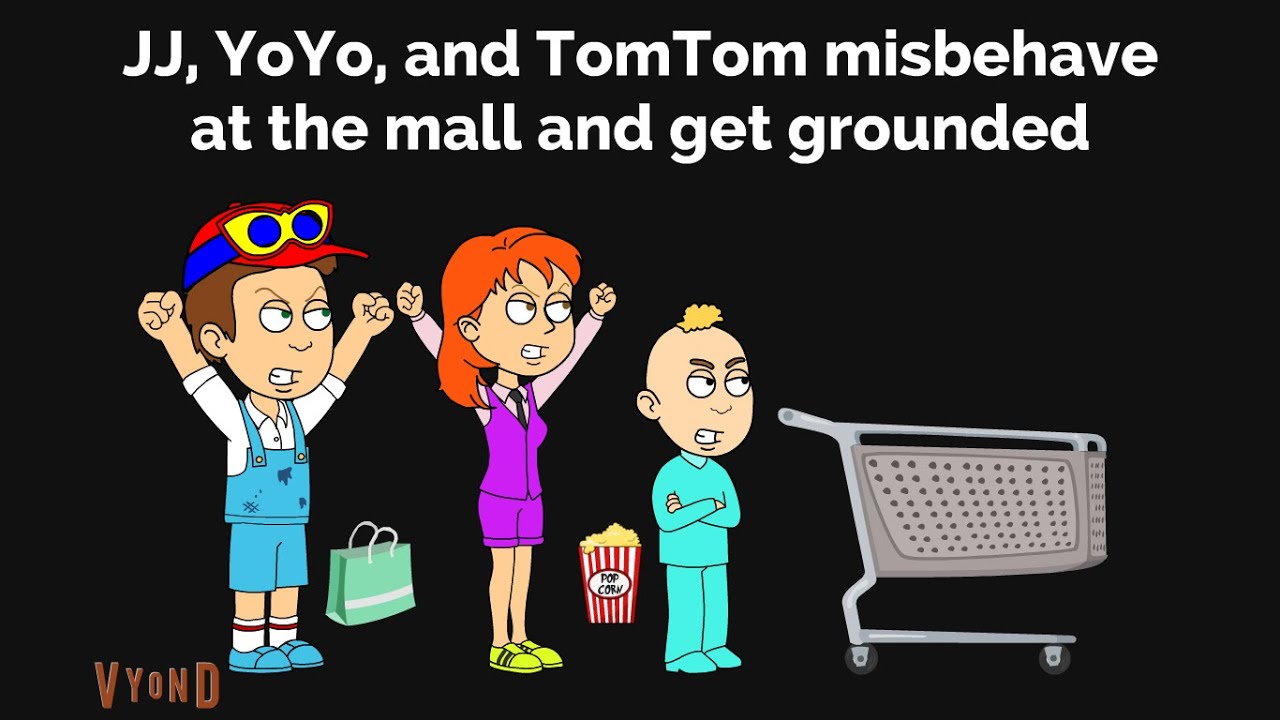CMGG: JJ, YoYo, and TomTom misbehave at the mall and get grounded