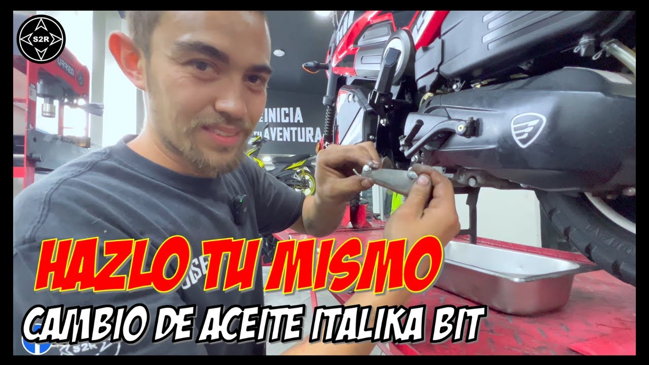 Cómo cambiar el aceite de una ITALIKA BIT... HAZLO TU MISMO BIEN FÁCIL -S2R-