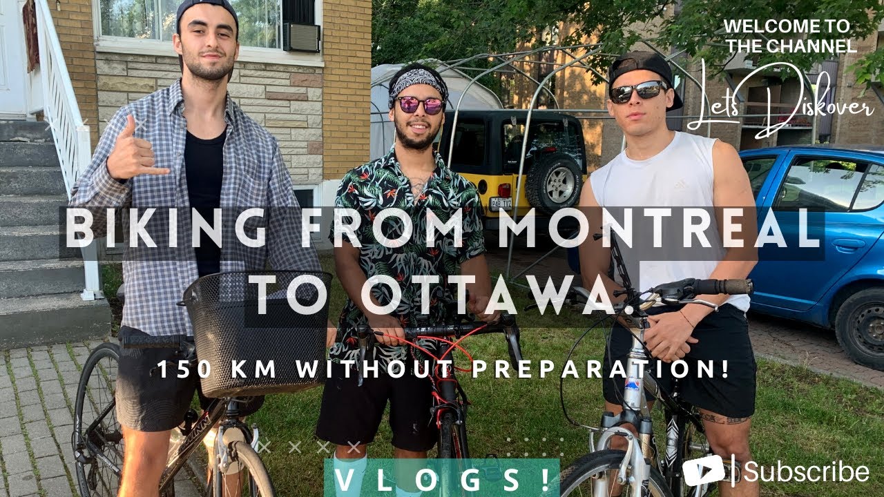 Biking from Montreal to Ottawa - 150 KM WITHOUT PREPARATION!