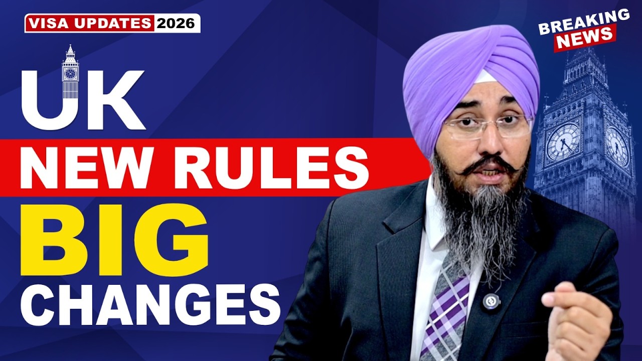 UK 🇬🇧 NEW RULE BIG CHANGES ‼️ | STUDY VISA UPDATES 2026 | USA CANADA UK