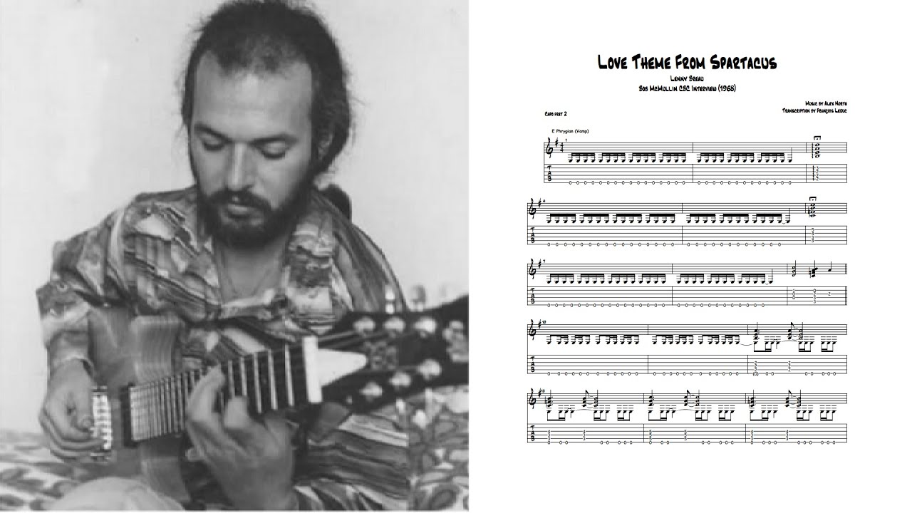 Love Theme From Spartacus - Lenny Breau (Transcription)