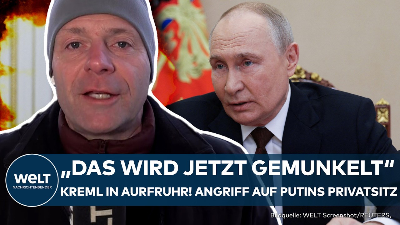 RUSSLAND: Angriff auf Putins Privatsitz! Kreml in Aufruhr - Ukraine weist Vorw&uuml;rfe zur&uuml;ck!