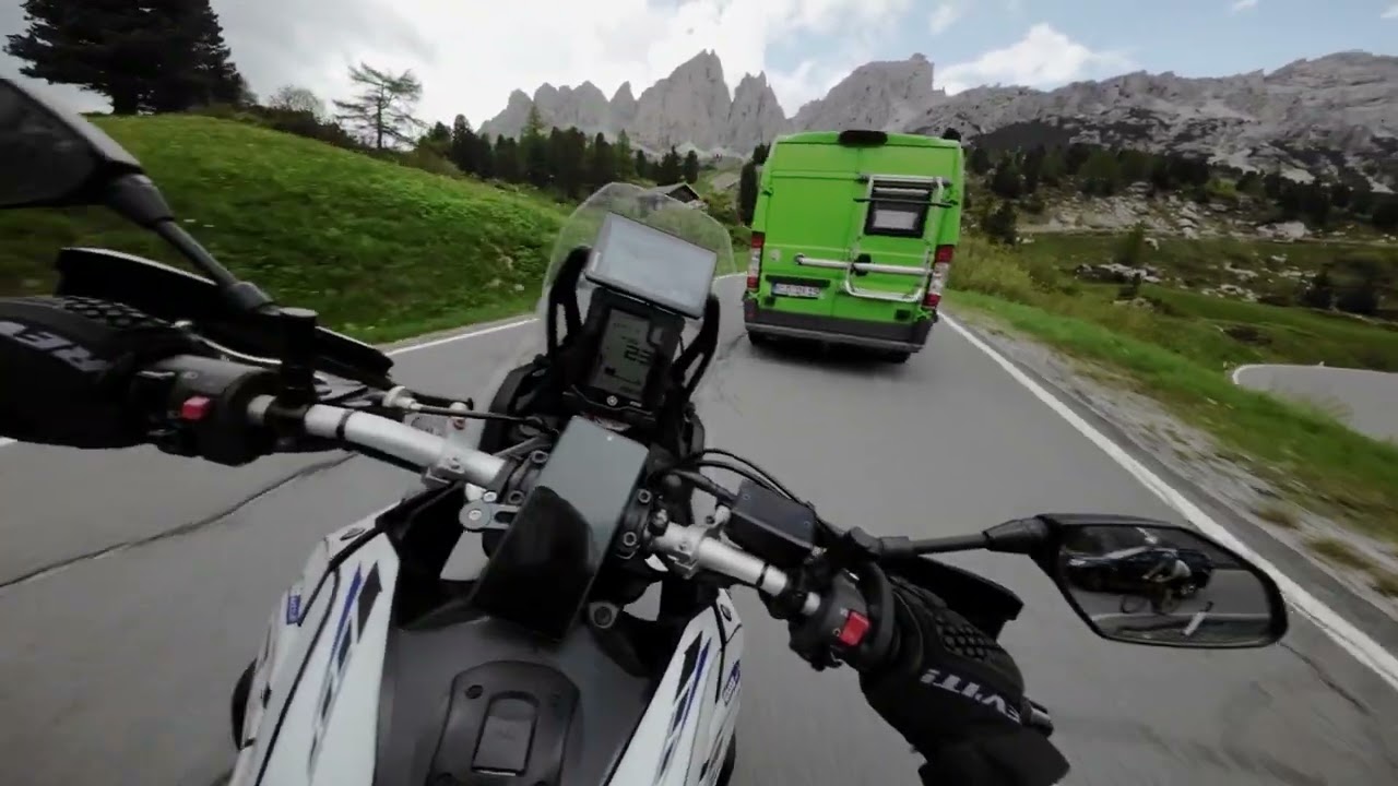 Passo Gardena Dolomites Yamaha Tenere 700