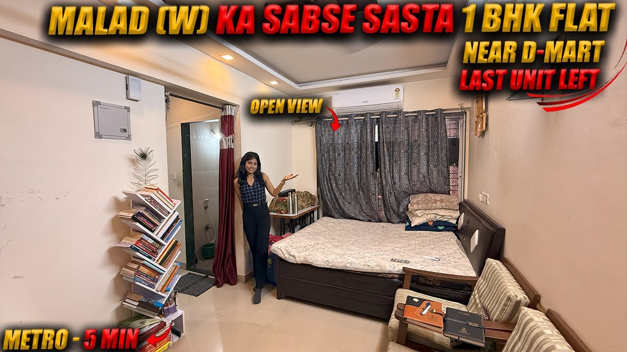 1 bhk flat in Malad West | SABSE SASTA FLAT IN MALAD WEST | 1 bedroom for sale in malad west mumbai