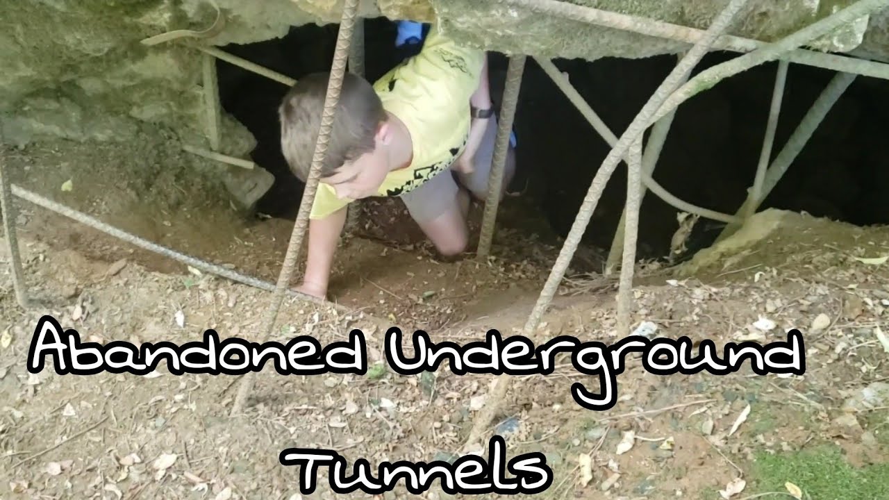 Abandoned underground tunnels. Dawson Forest nuclear facility