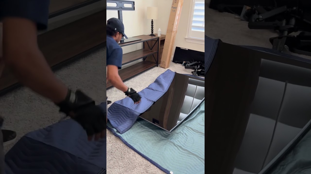 HOW TO Safely Pack a TV 📺 #howto #howtopack #tv  #packing #packingtips