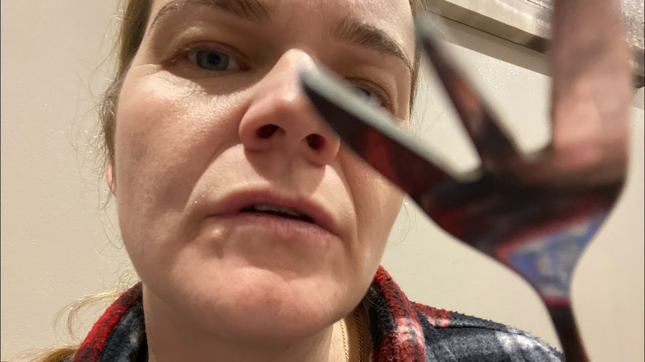 ASMR - Scraping dead skin off your face (real camera touching)