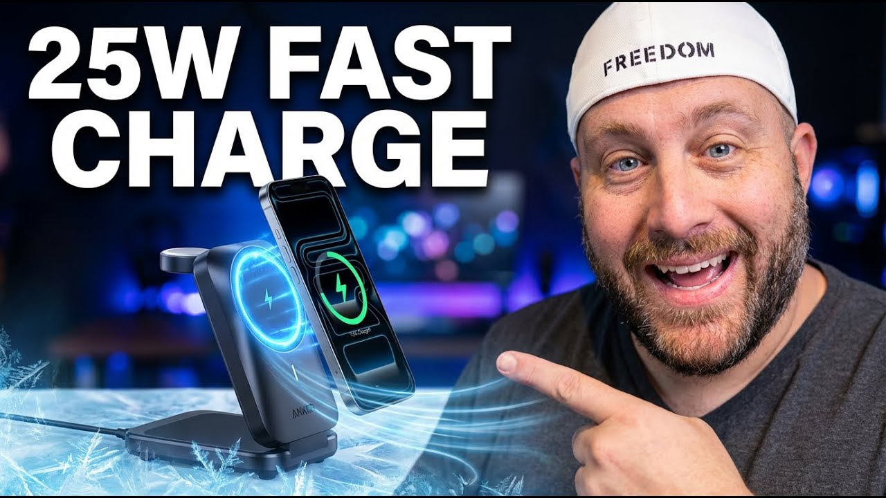 Новая беспроводная зарядная станция Anker Qi2 Prime мощностью 25 Вт стала еще мощнее!