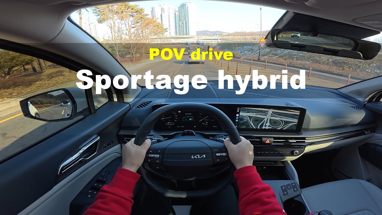 KIA Sportage hybrid 2WD POV drive