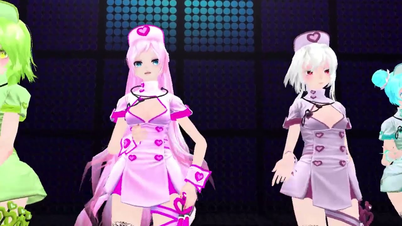 【MMD】Wannabe dance（Miku、Haku、Gumi、Luka、Rin）