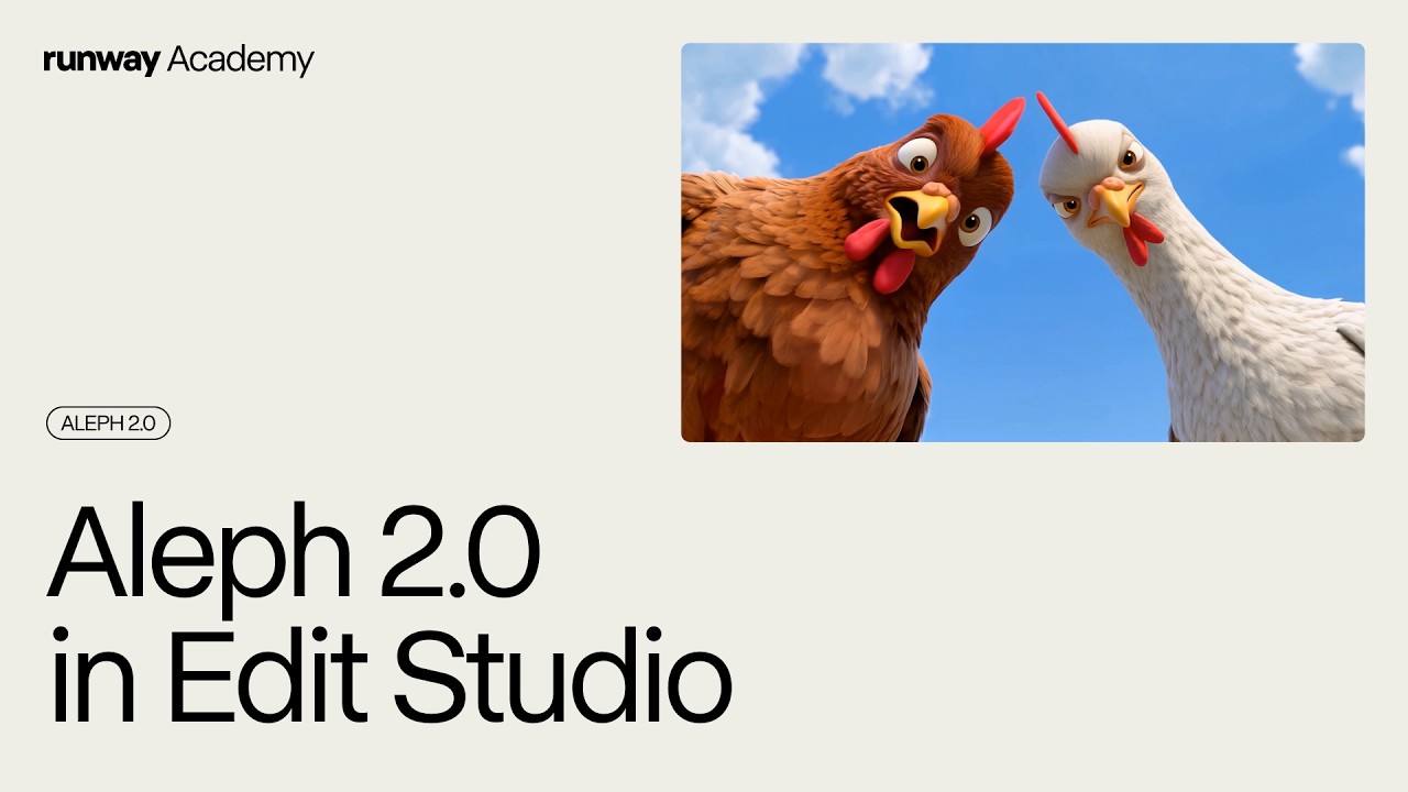 How to Use Aleph 2.0 in Edit Studio | Runway