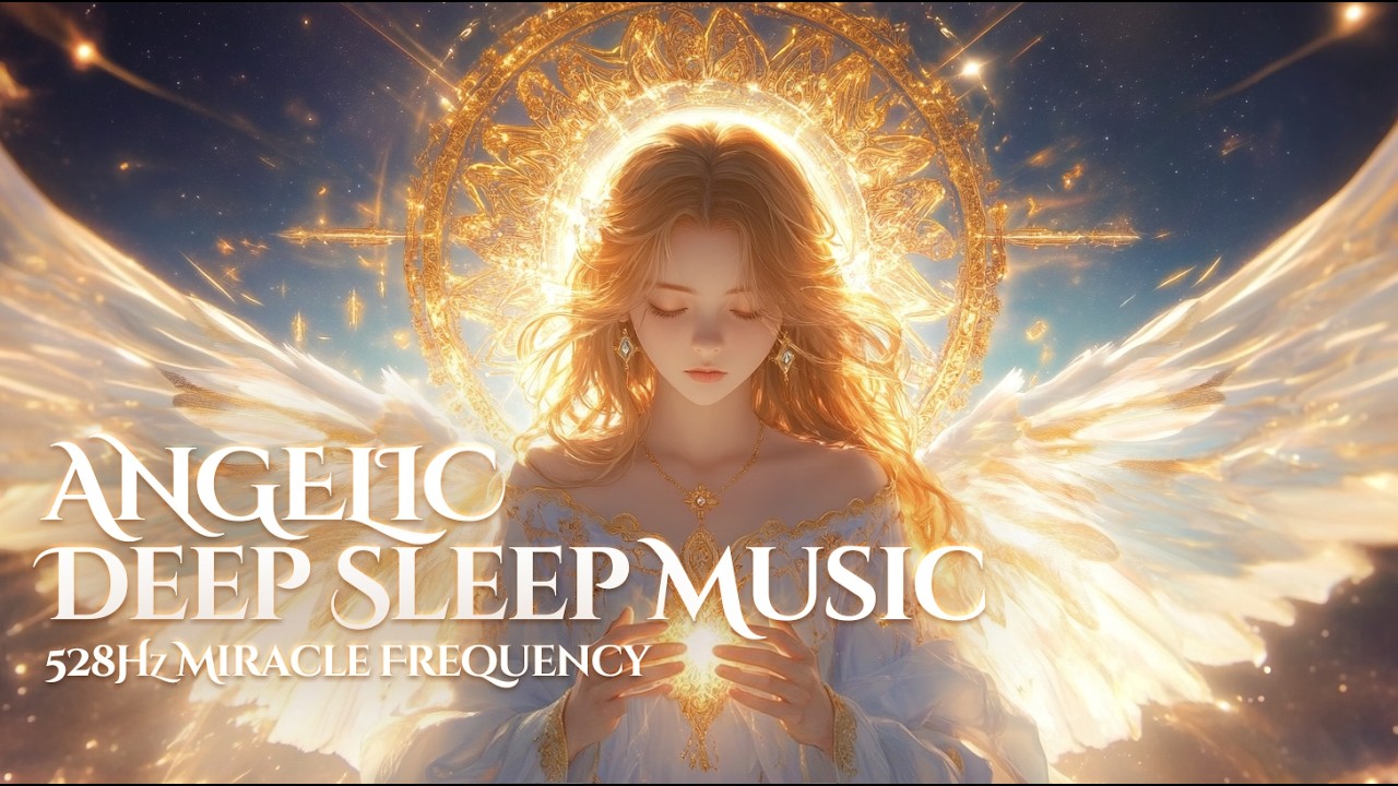 528Hz Deep Sleep Music for Insomnia Relief | Angel Healing Frequency for Calm, Restorative Night