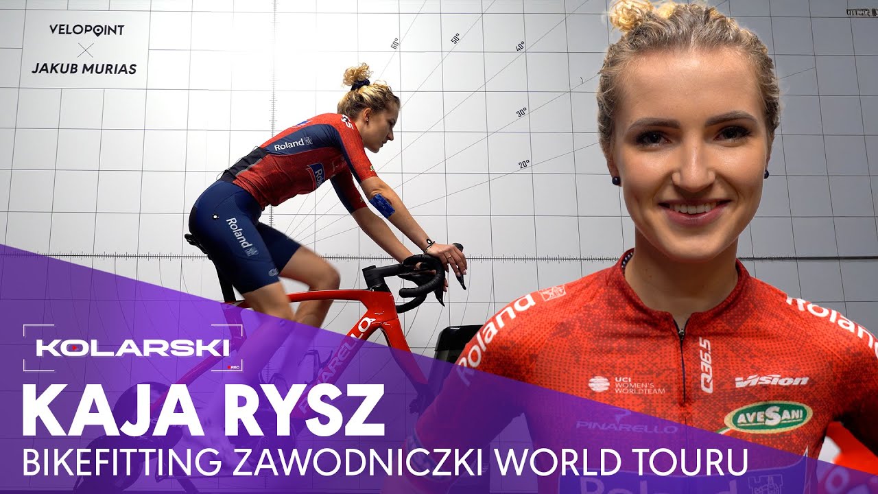 Zobacz jak wygląda bikefitting zawodniczki World Tour'u - Kaja Rysz