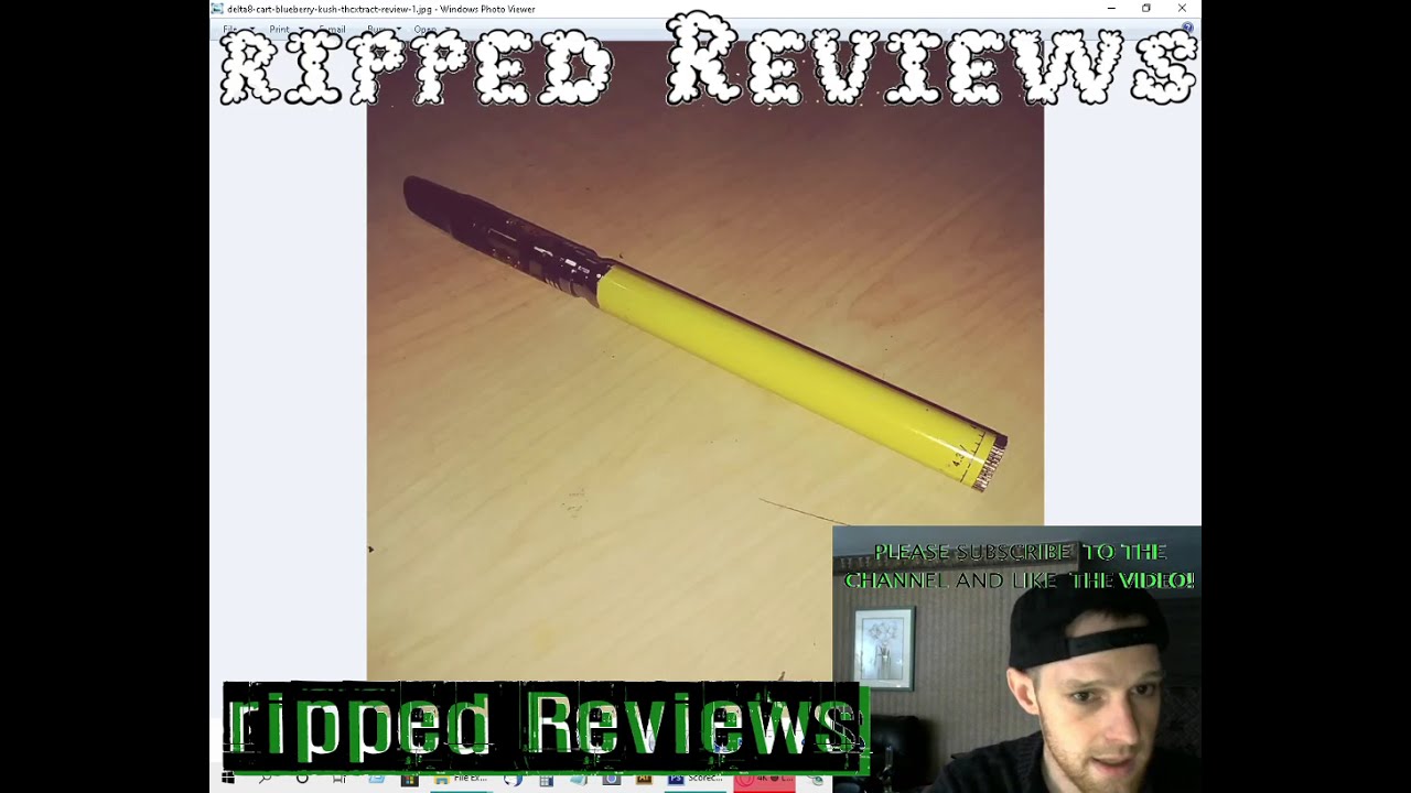 Delta 8 THC Blueberry Kush Cart Review - THCXtract - NEW CHANNEL SETUP :)