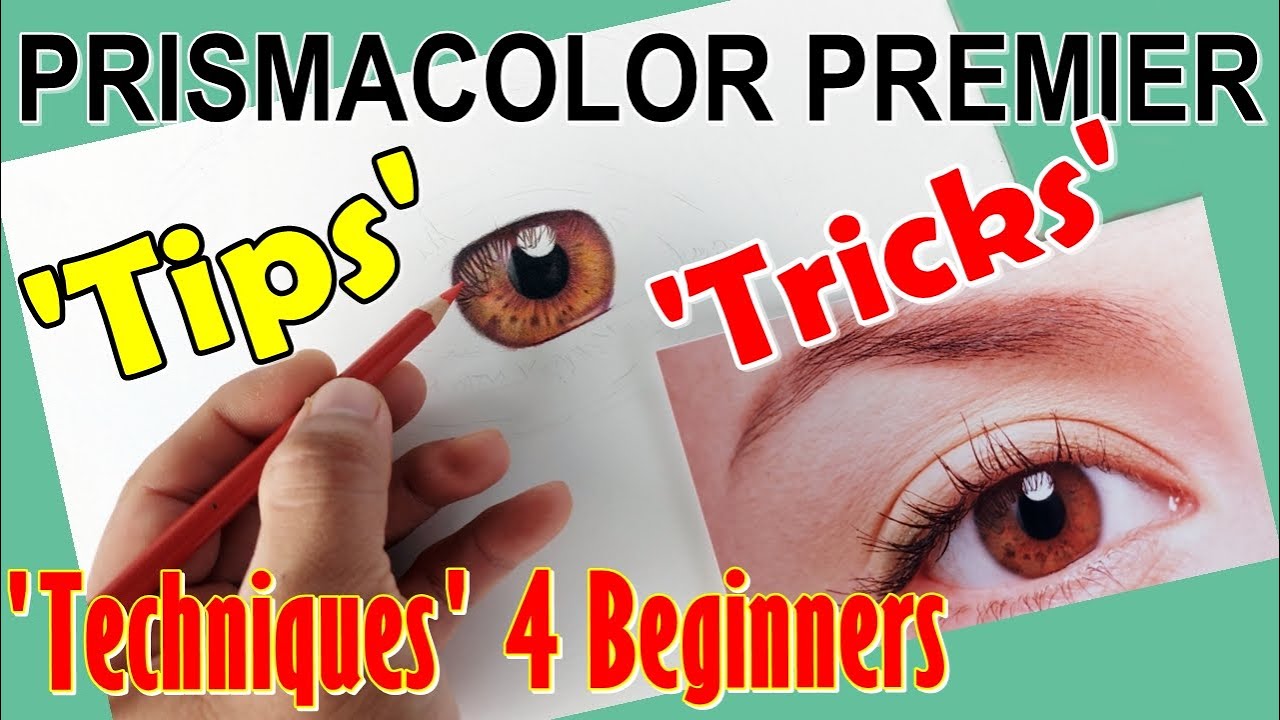 How to Draw Hyper Realistic Eyes /EYE Step by Step | PRISMACOLOR PREMIER COLORED PENCILS (PART 1)