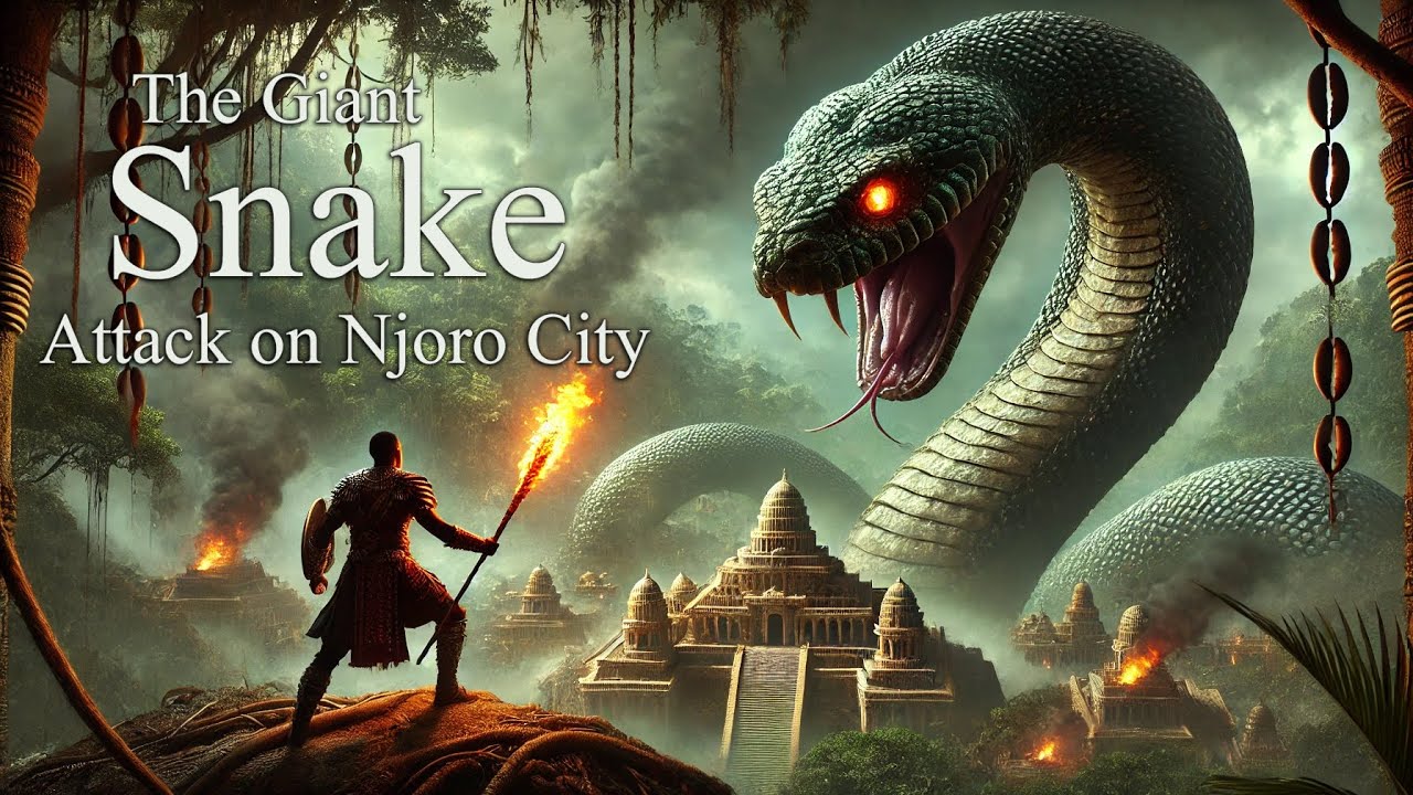 The Giant Snake Attack on Njoro City | Epic African Myth Story #africanfolktales