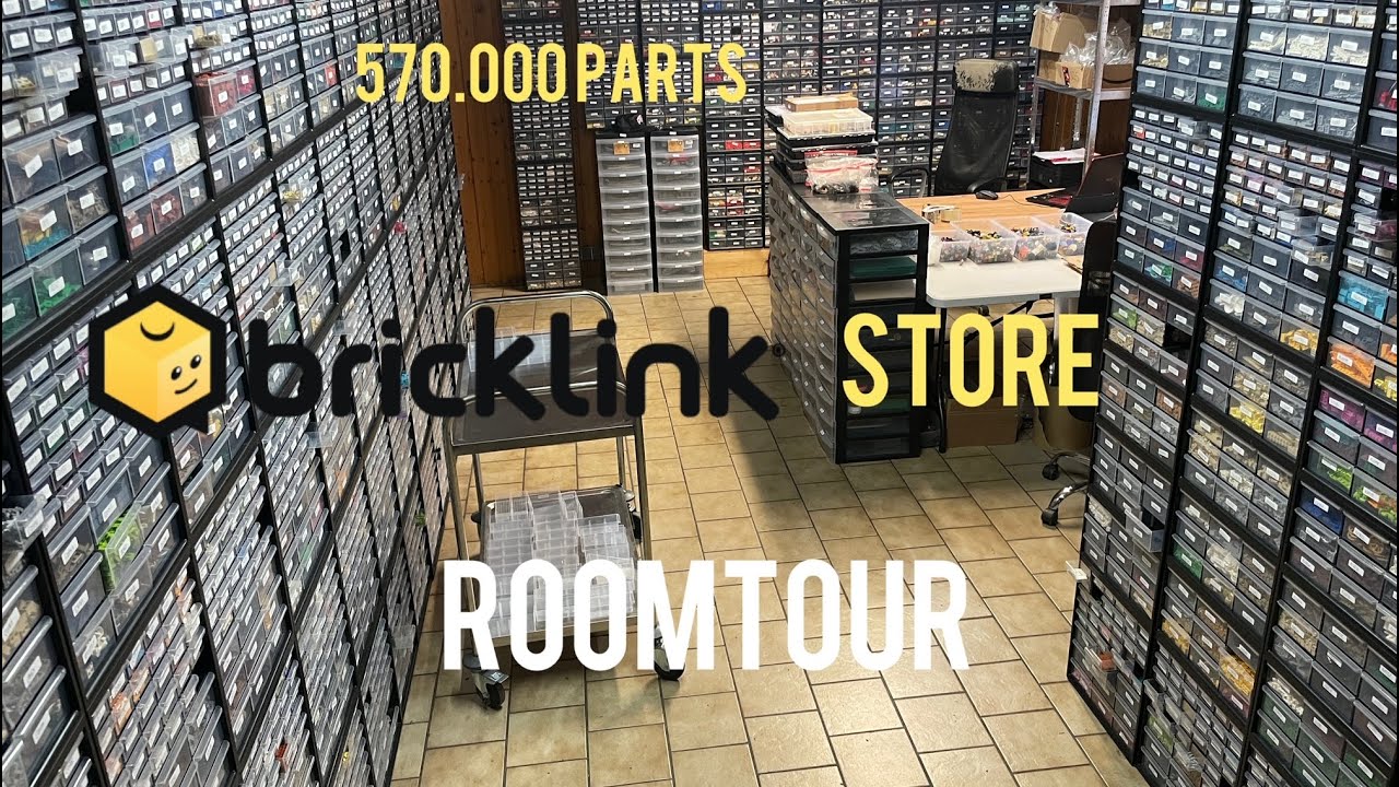 Roomtour | Bricklink Store mit 570.000 Parts und Ebay Store | Jede Menge LEGO