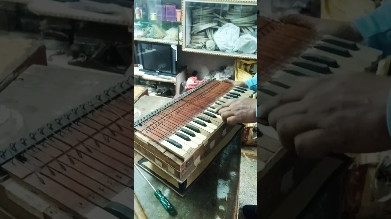 Old harmonium repairing full air fitting & tuning #harmonium #music #parts