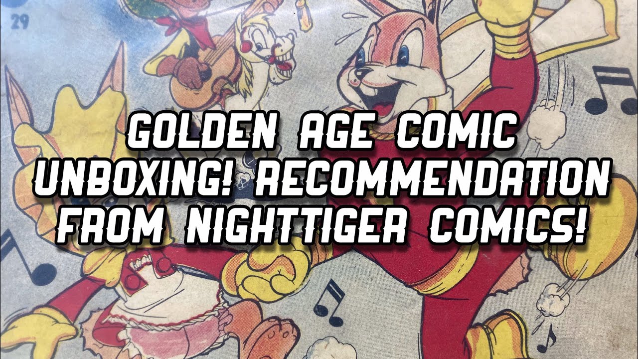 Golden Age Comic Unboxing! Recommendation From Nighttiger Comics!