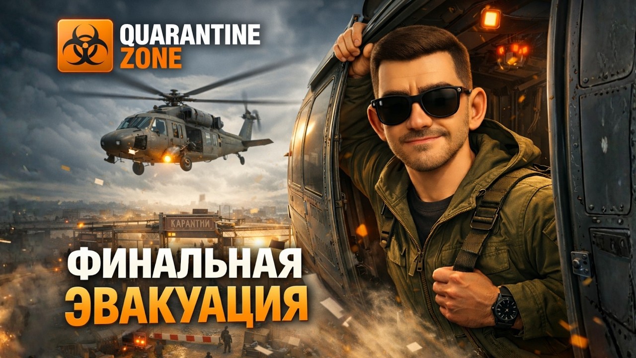 ЧТО Я ВЫБРАЛ В ФИНАЛЕ ИГРЫ? ПОСЛЕДНЯЯ ЭВАКУАЦИЯ! ➤ Quarantine Zone #8