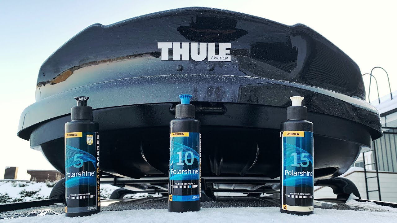 DETAILING A PIANO BLACK ROOFBOX WITH MIRKA POLARSHINE SERIES