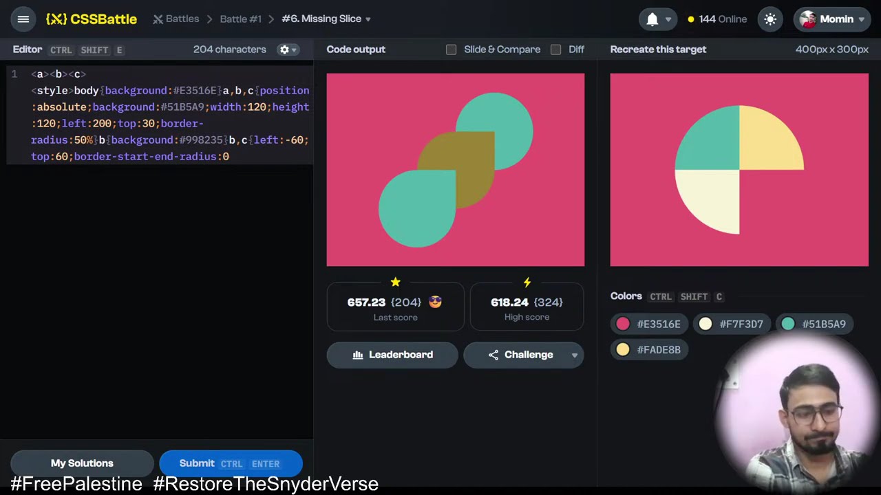 CSS Battle #6 - Live Coding Challenge