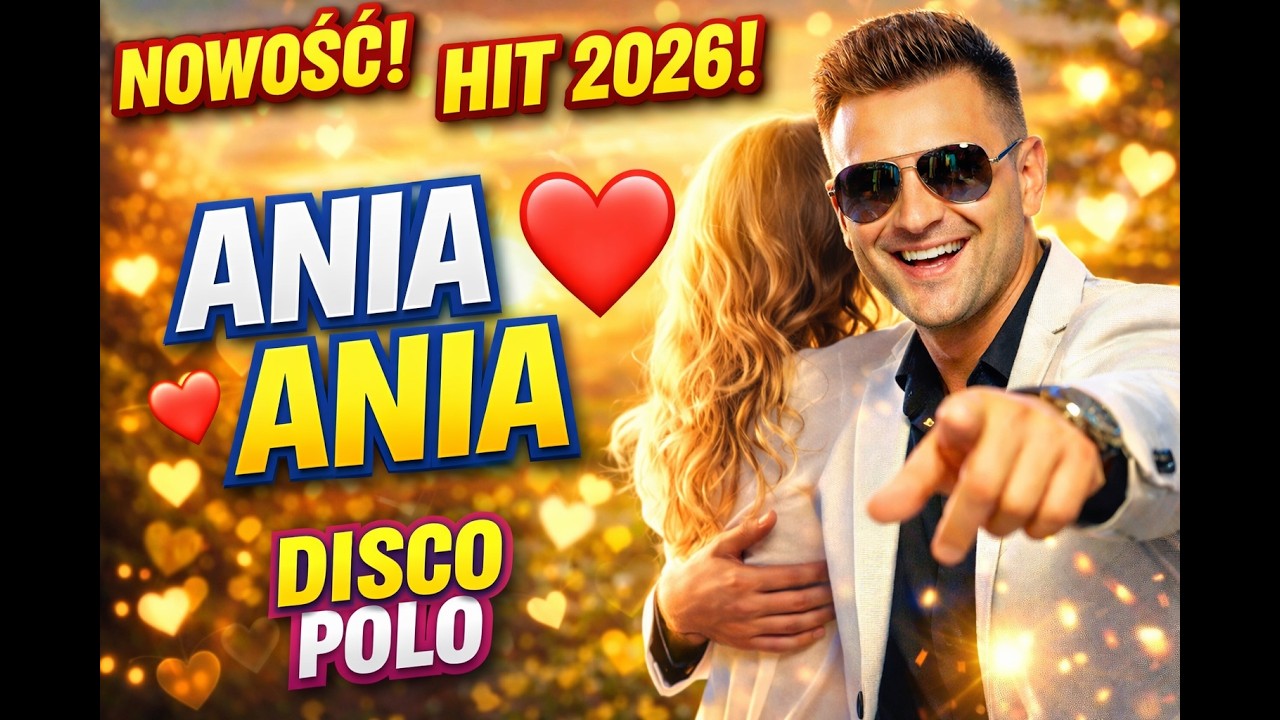 ANIA ❤️ ANIA | DISCO POLO HIT 2026 🔥 NAJPIĘKNIEJSZA PIOSENKA O MIŁOŚCI