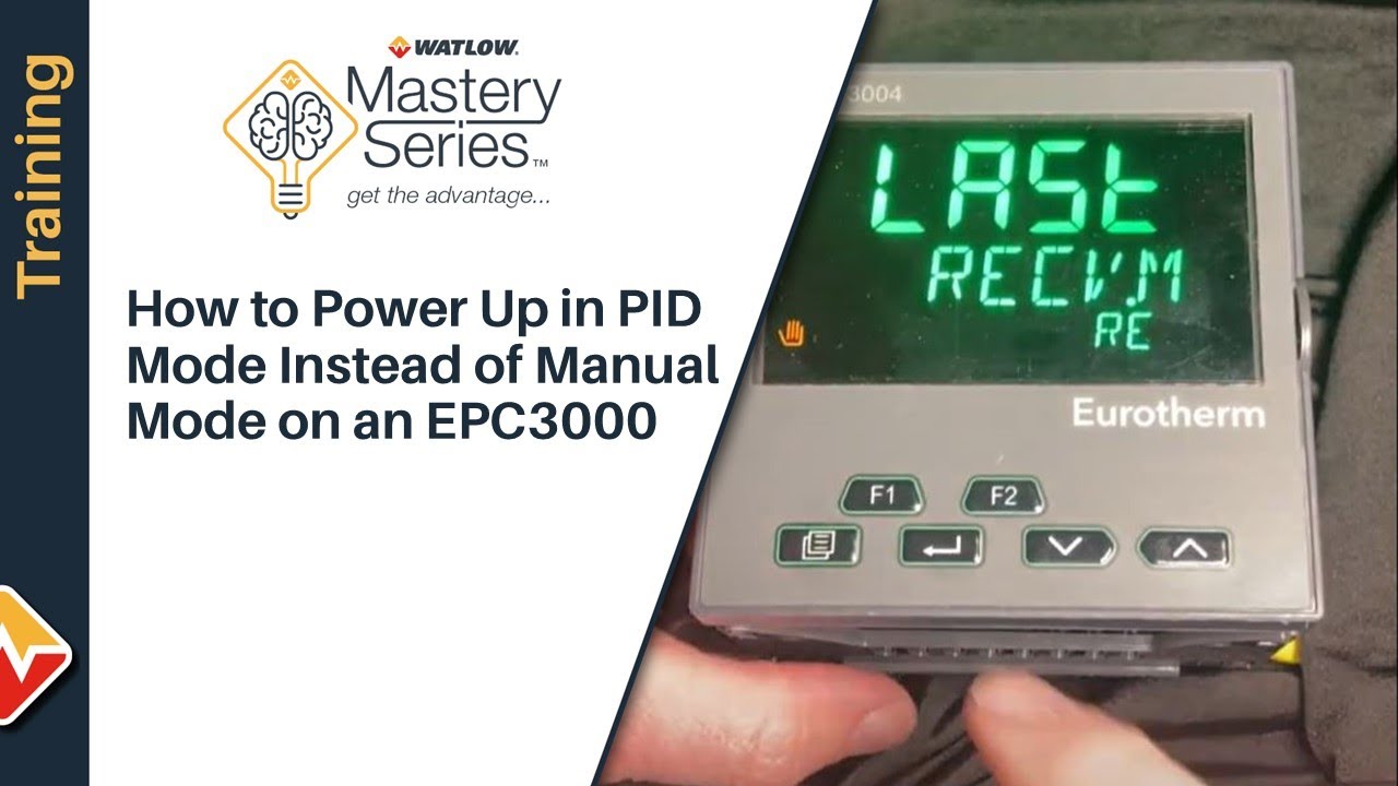 How to Configure a Eurotherm EPC3000 to Power Up in PID Mode Instead of Manual Mode