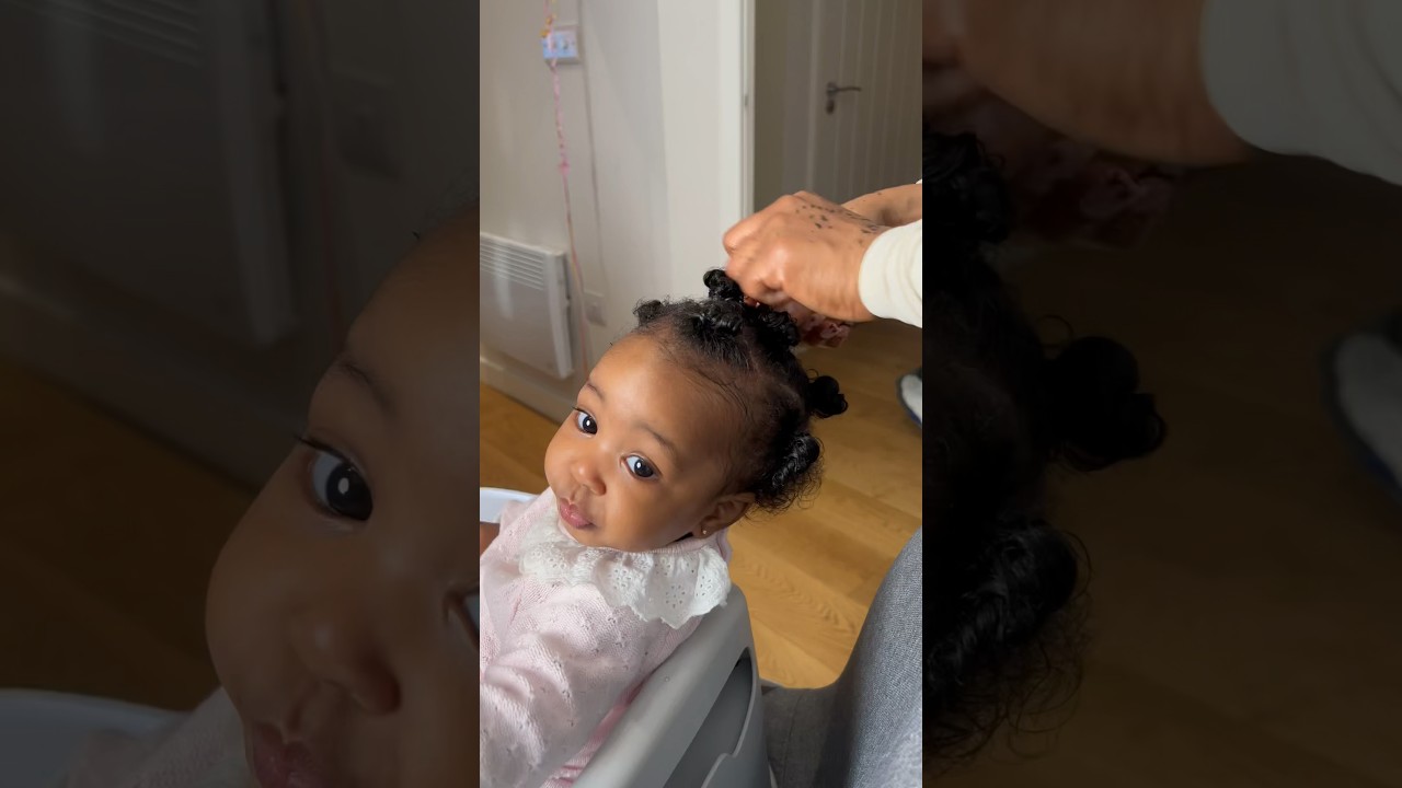 ‼️styling a 7 month old baby for the first time🤭#shorts
