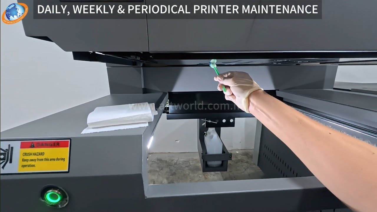 H2513GN打印机的每日,每周及定期维护. DAILY, WEEKLY & PERIODICAL PRINTER MAINTENANCE.
