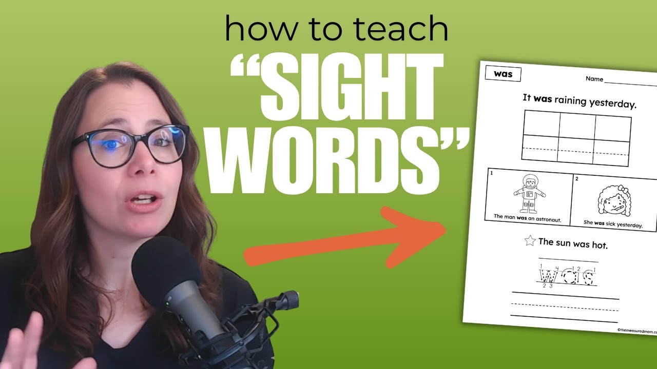 How to Teach Sight Words the 