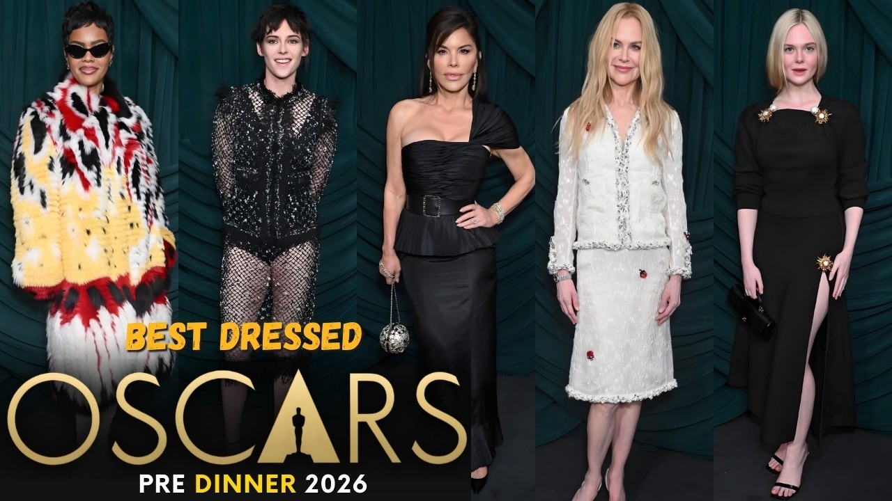 BEST DRESSED AT THE CHANEL & CHARLES FINCH PRE OSCARS DINNER 2026!