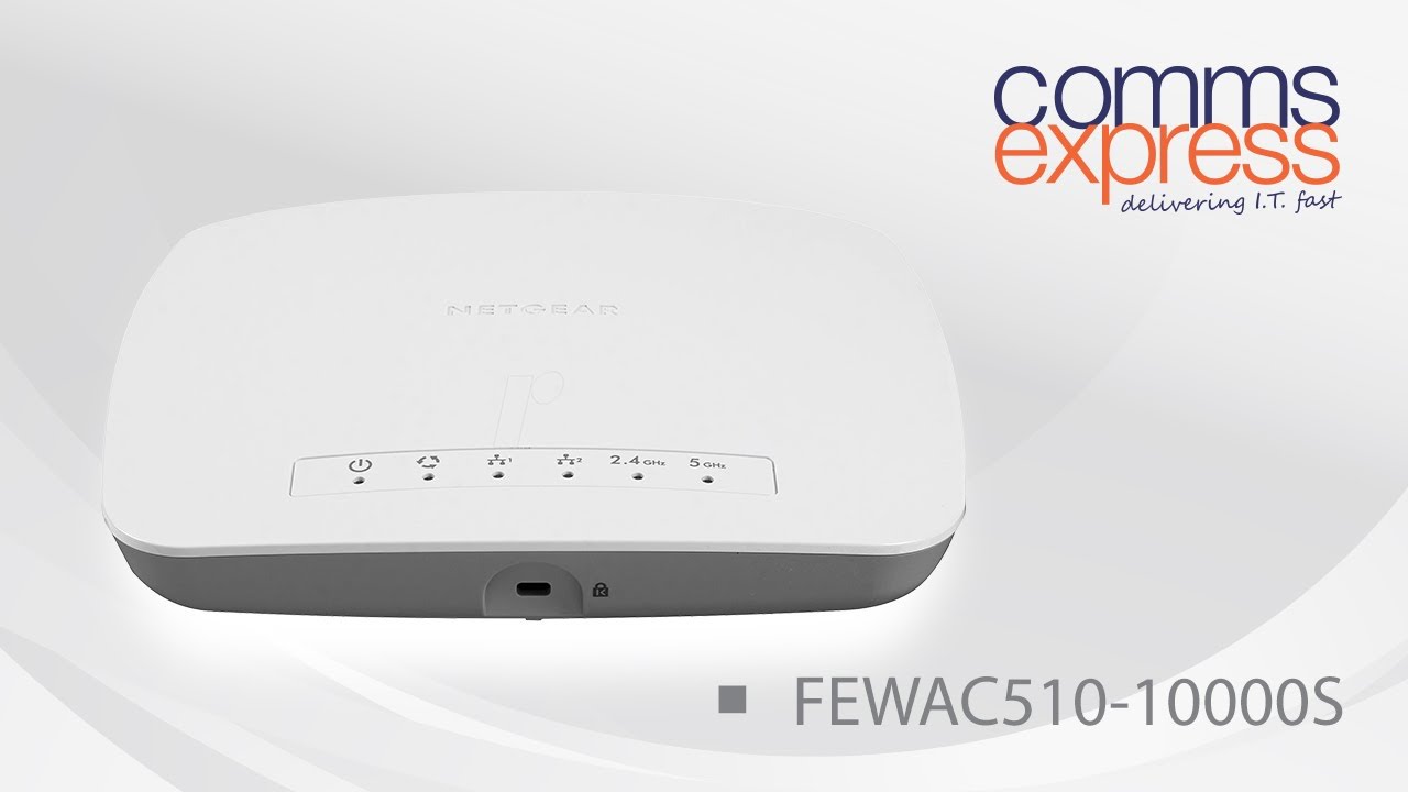 Netgear WAC510 802.11ac Wireless Business Access Point (Feature Highlights)