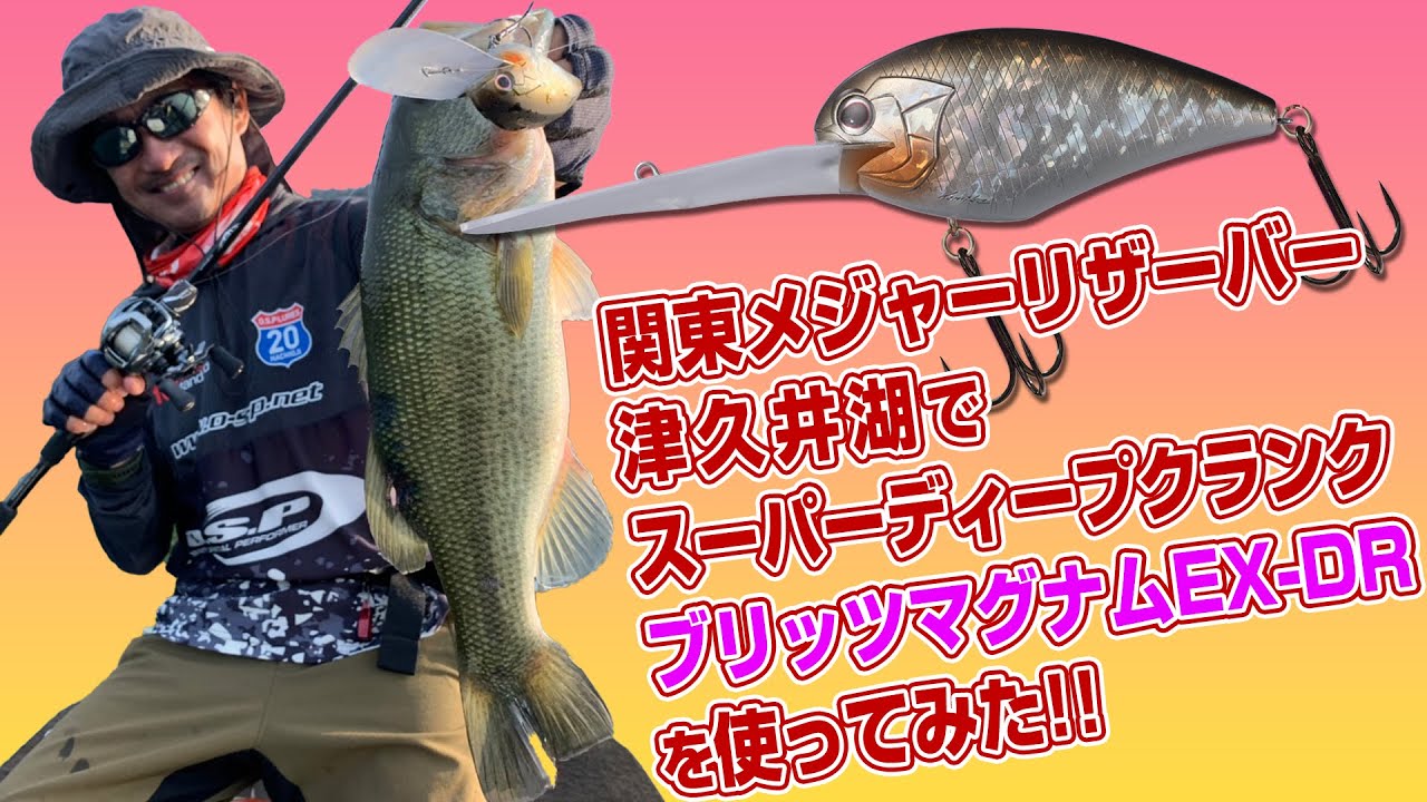 関東メジャーリザーバー津久井湖でスーパーディープクランク「ブリッツマグナムEX-DR」を使ってみた！