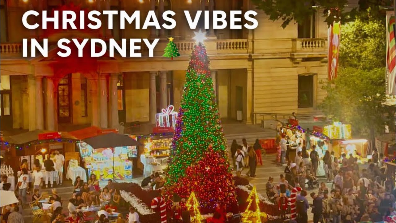 Christmas in Sydney 🎄✨ | Circular Quay Markets, Harbour Glow & Festive City Magic