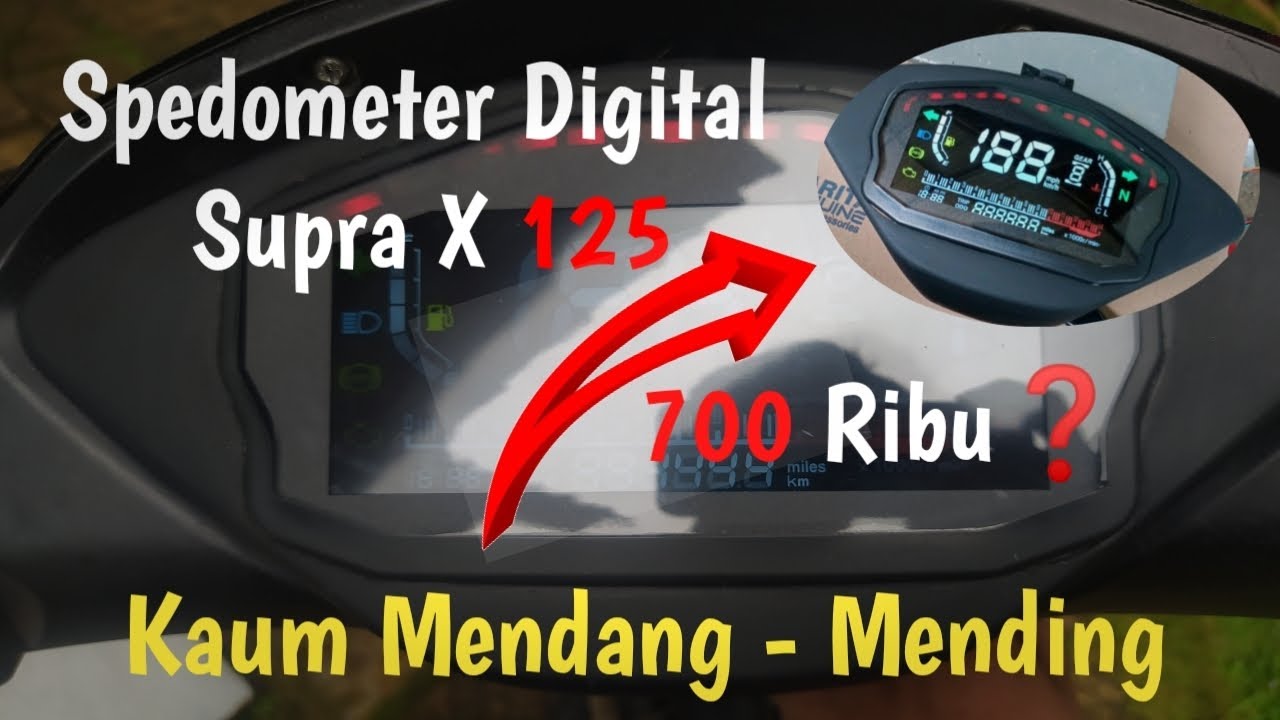 Unboxing Spedometer Digital Supra X 125 || • anjasmodifikasi •