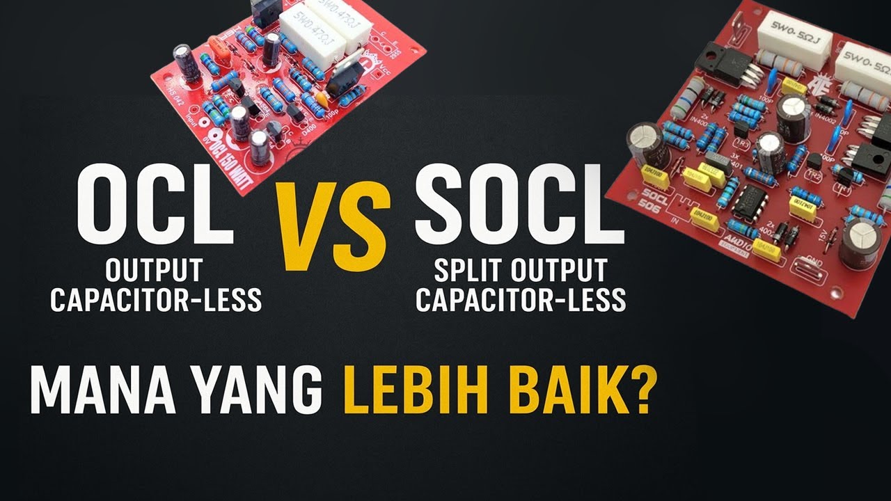 Power Amplifier OCL atau SOCL Apakah Bisa membuat Bass Nendang? Dan Mana yang Lebih Baik?