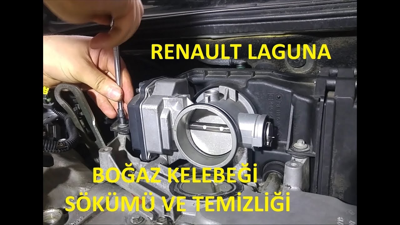 Boğaz kelebeği ve Oksijen sensör temizliği, Emme manifold sökümü / Renault / f4r / k4m
