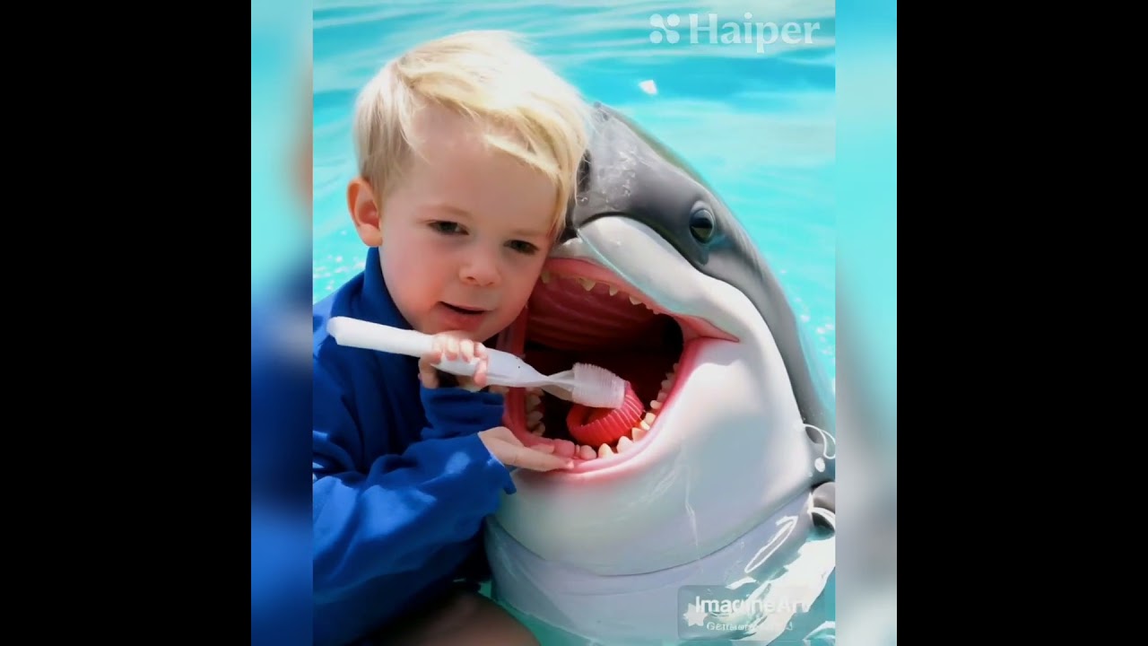 AI Shark Animated kids video