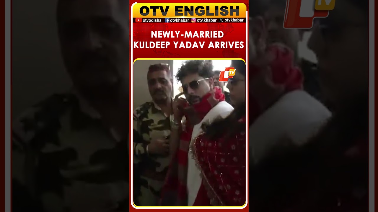 Newly-Married Kuldeep Yadav, Wife Vanshika Arrive At Jolly Grant