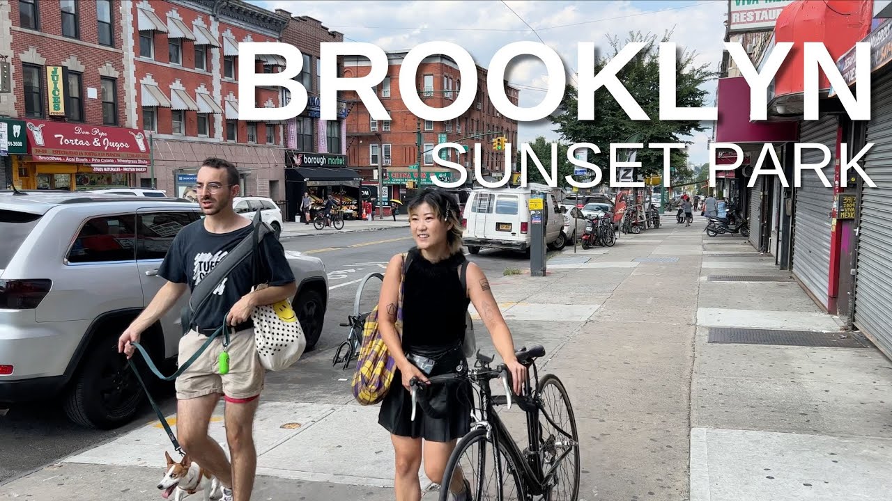 NEW YORK CITY Walking Tour [4K] BROOKLYN - SUNSET PARK - INDUSTRY CITY
