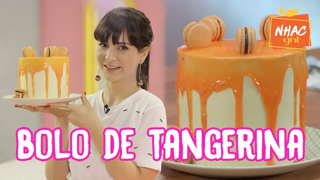 Bolo de TANGERINA: Dani ensina como fazer dripping cake | Dani Noce | Credo, que delícia!